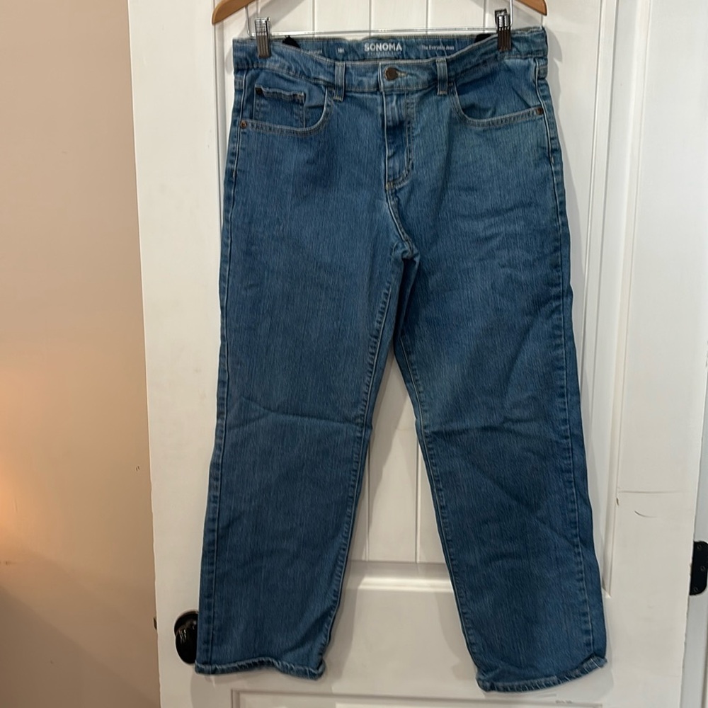 Big boys Sonoma straight leg everyday light wash 16 husky jeans